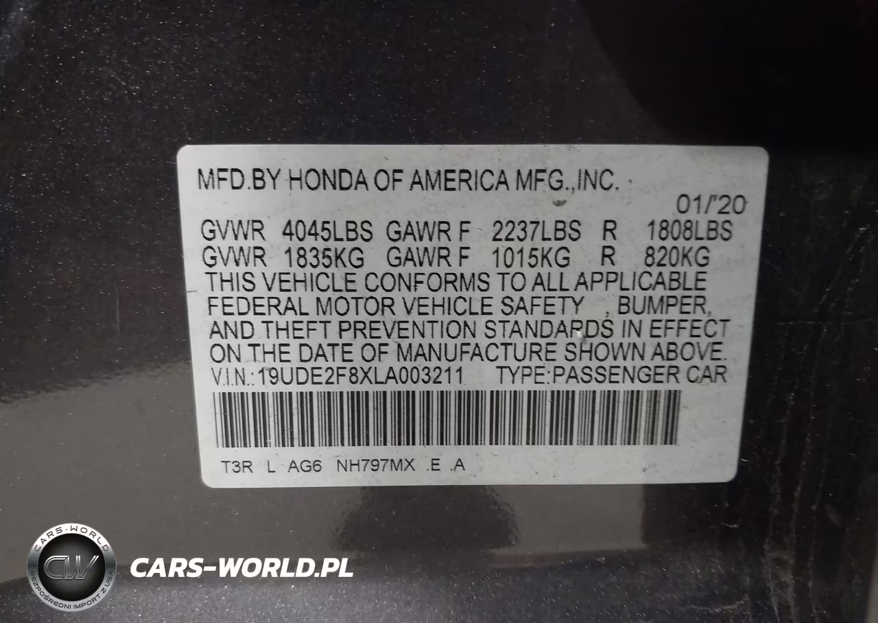 2020 Acura Ilx Premium A-Spec Packages-Technology A-Spec Packages VIN:19UDE2F8XLA003211 - 9