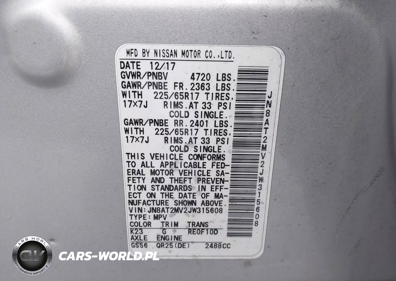 2018 Nissan Rogue S VIN:JN8AT2MV2JW315608 - 9