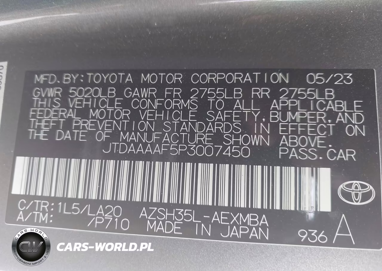 2023 Toyota Crown Limited VIN:JTDAAAAF5P3007450 - 9