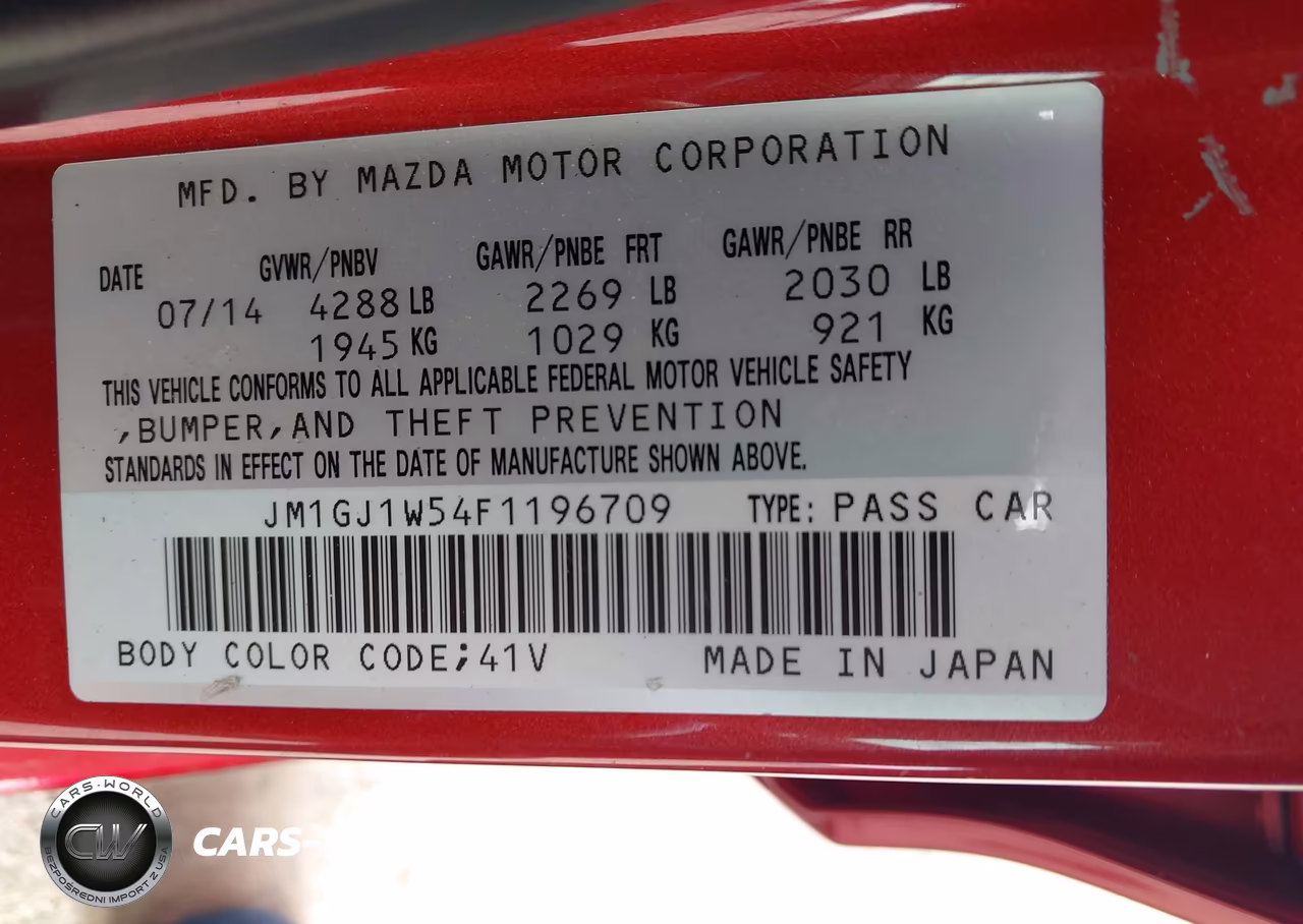 2015 Mazda Mazda6 I Grand Touring VIN:JM1GJ1W54F1196709 - 9