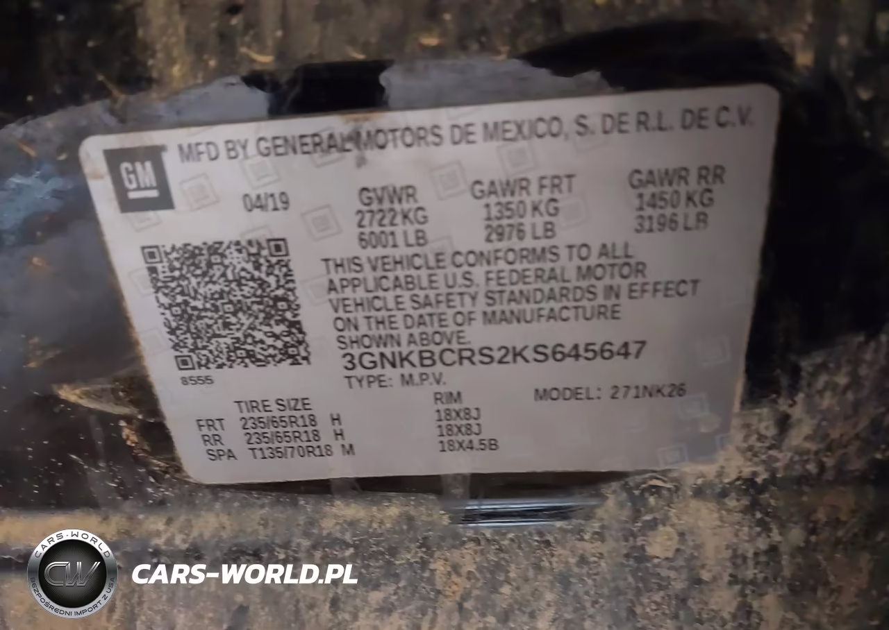 2019 Chevrolet Blazer VIN:3GNKBCRS2KS645647 - 9