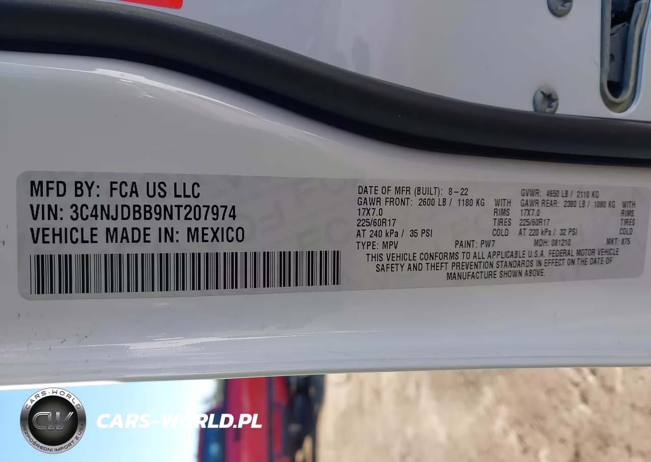 2022 Jeep Compass Latitude 4X4 VIN:3C4NJDBB9NT207974 - 9