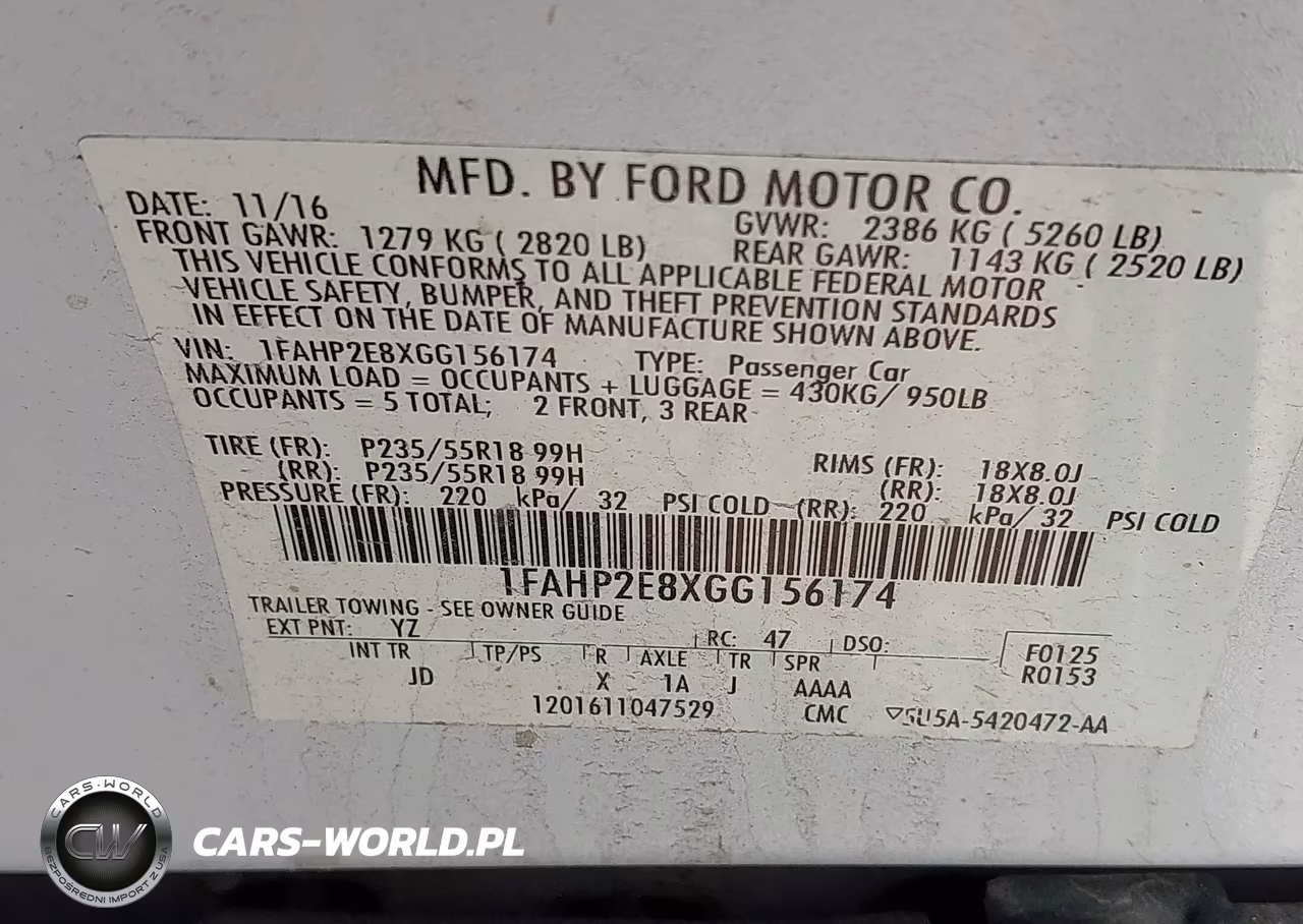 2016 Ford Taurus Sel VIN:1FAHP2E8XGG156174 - 9