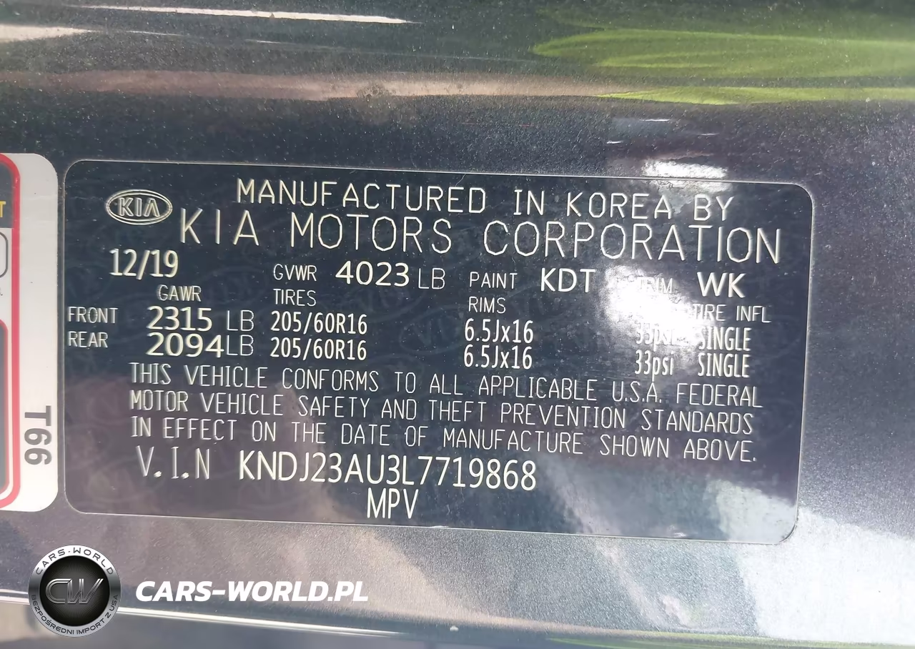 2020 Kia Soul Lx VIN:KNDJ23AU3L7719868 - 9