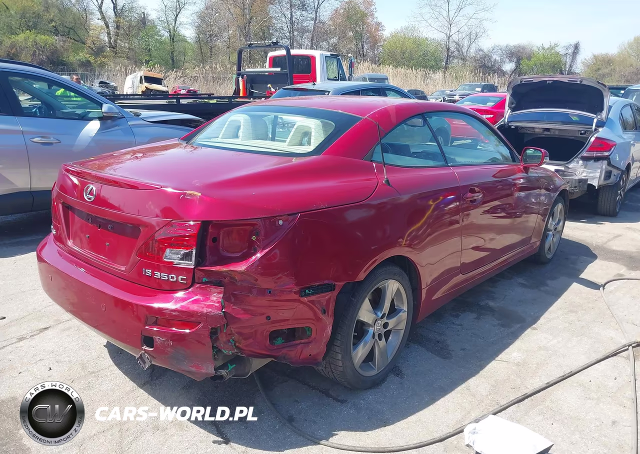 2010 Lexus Is 350C VIN:JTHFE2C2XA2502166 - 4
