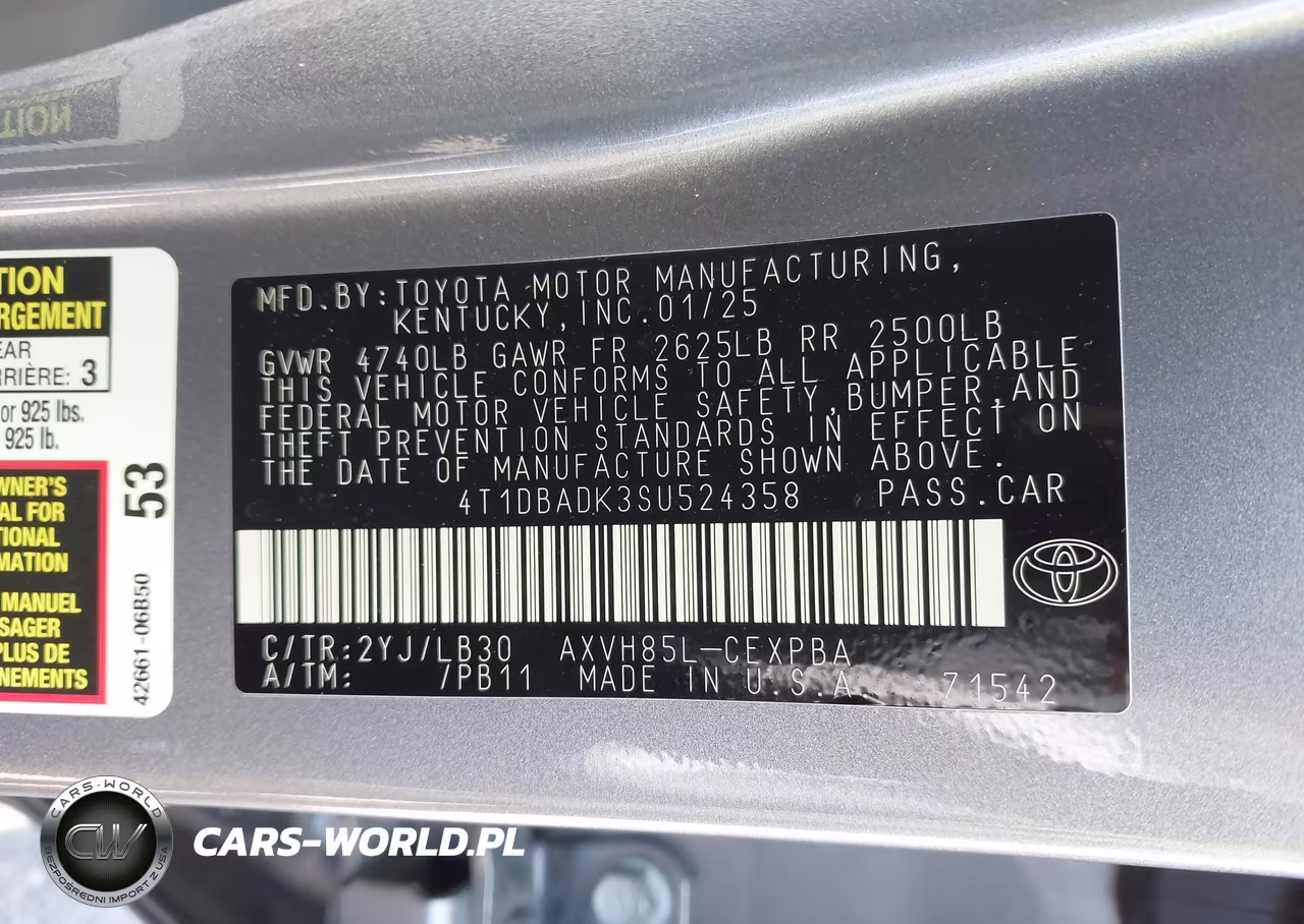 2025 Toyota Camry Xse VIN:4T1DBADK3SU524358 - 9