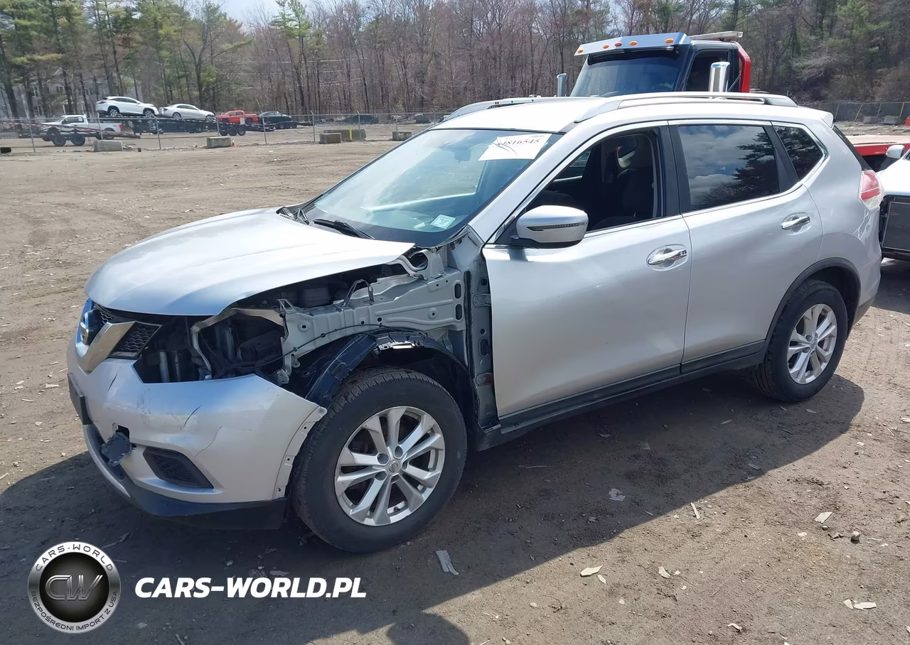 2016 Nissan Rogue Sv VIN:KNMAT2MV3GP625975 - 2