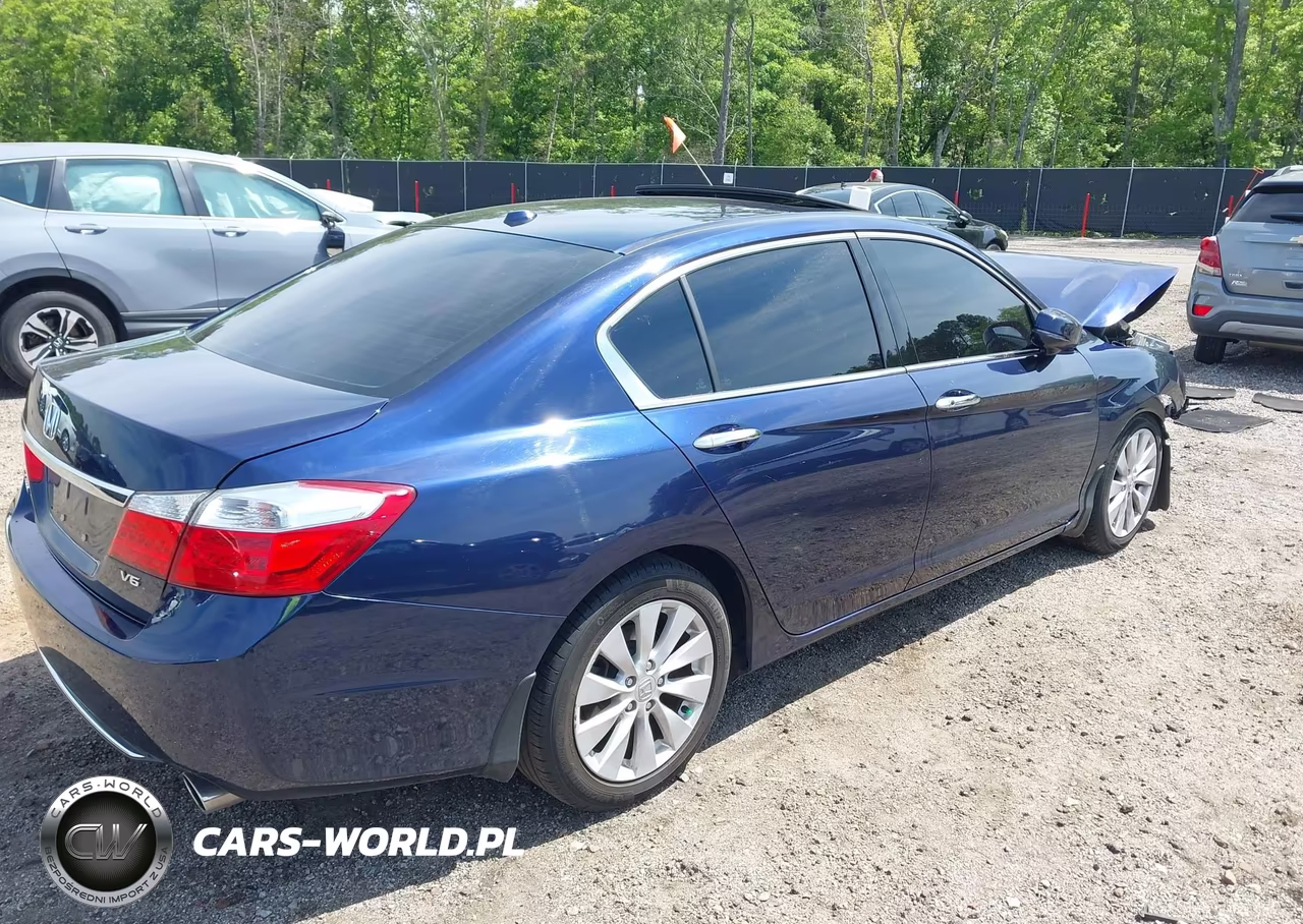 2014 Honda Accord Ex-L V-6 VIN:1HGCR3F8XEA018980 - 4