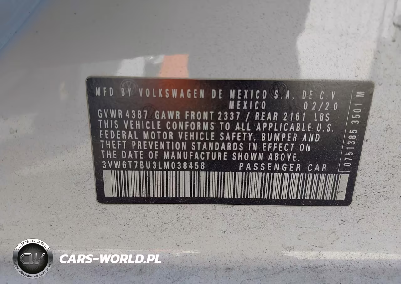 2020 Volkswagen Jetta Gli 2.0T Autobahn-2.0T S VIN:3VW6T7BU3LM038458 - 9