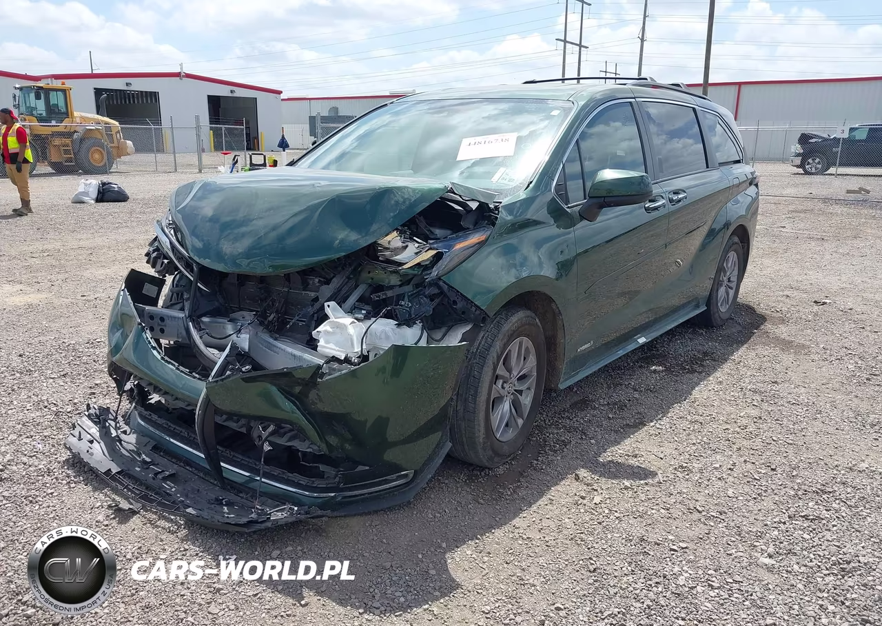 2021 Toyota Sienna Xle VIN:5TDJSKFCXMS036356 - 2