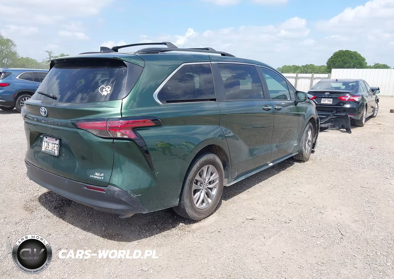 2021 Toyota Sienna Xle VIN:5TDJSKFCXMS036356 - 4