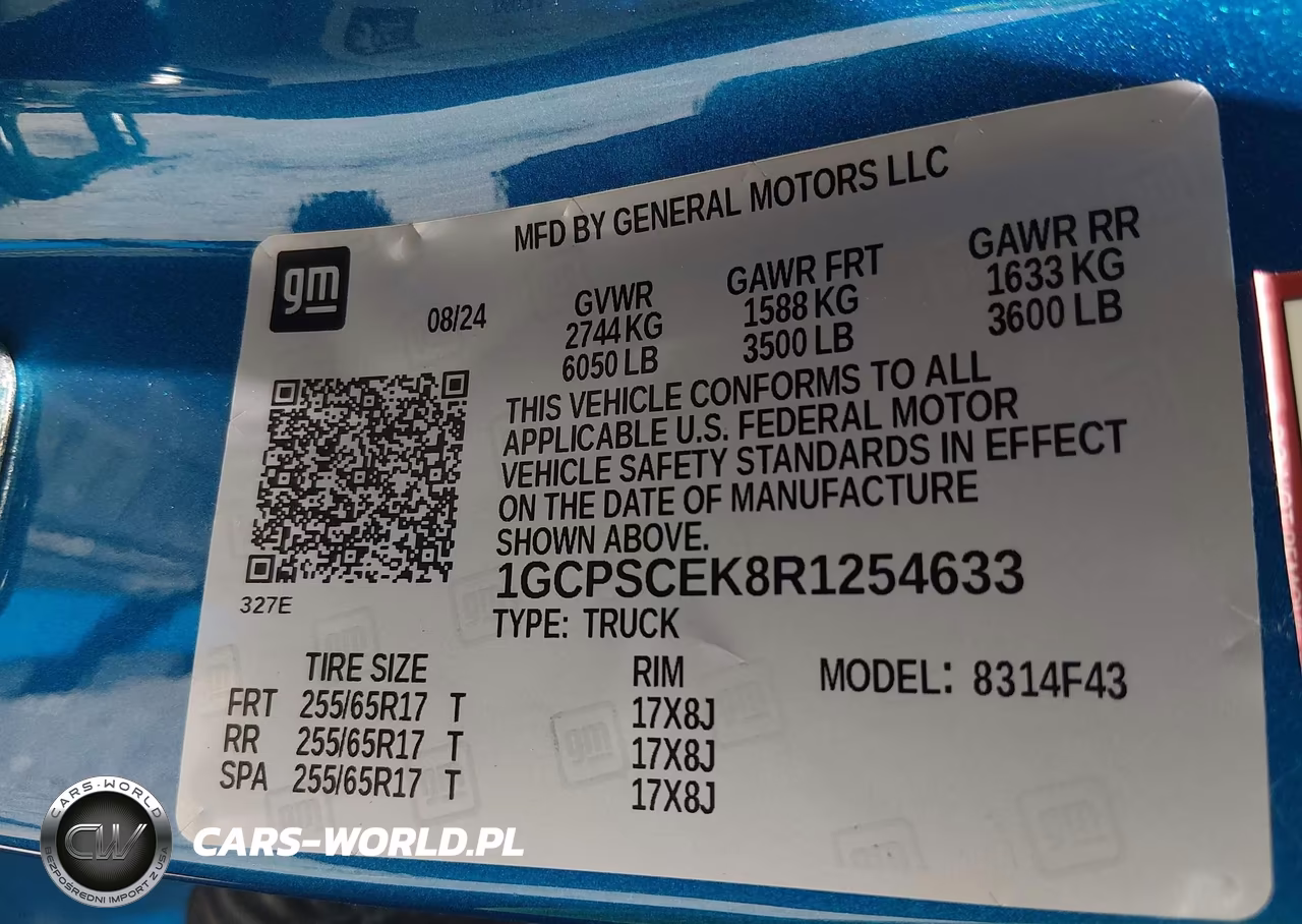 2024 Chevrolet Colorado 2Wd Lt VIN:1GCPSCEK8R1254633 - 9