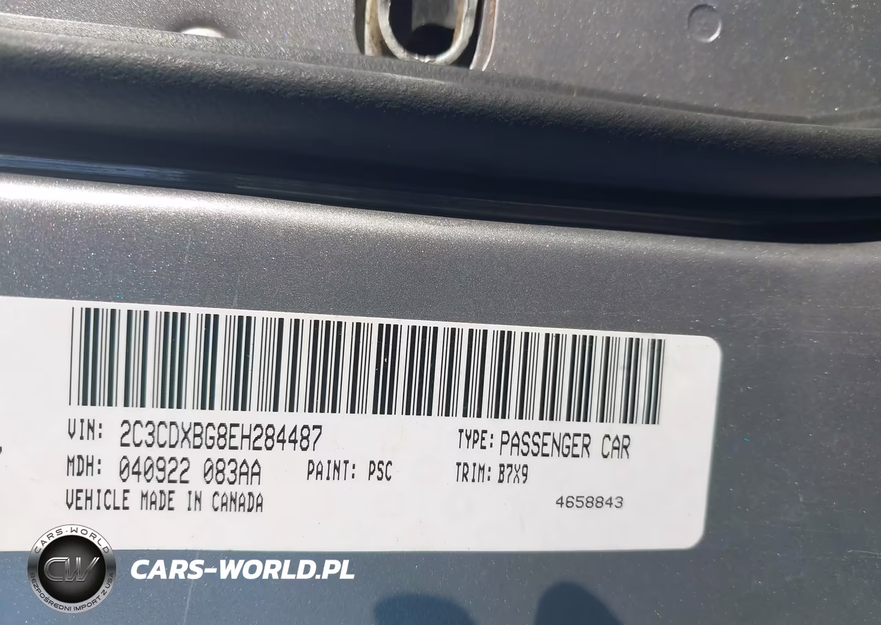 2014 Dodge Charger Se VIN:2C3CDXBG8EH284487 - 9