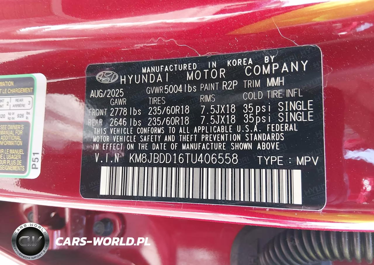 2026 Hyundai Tucson Hybrid Sel VIN:KM8JBDD16TU406558 - 9