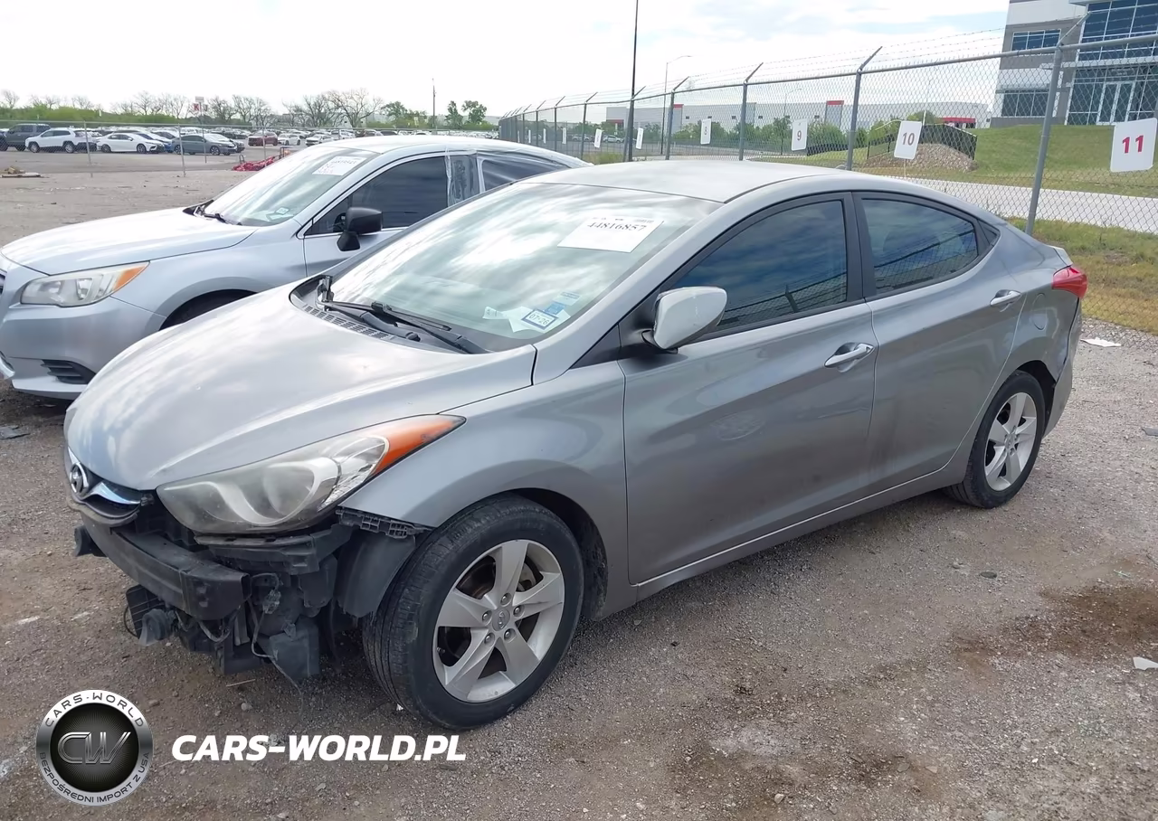 2012 Hyundai Elantra Gls (Ulsan Plant) VIN:KMHDH4AE1CU267202 - 2