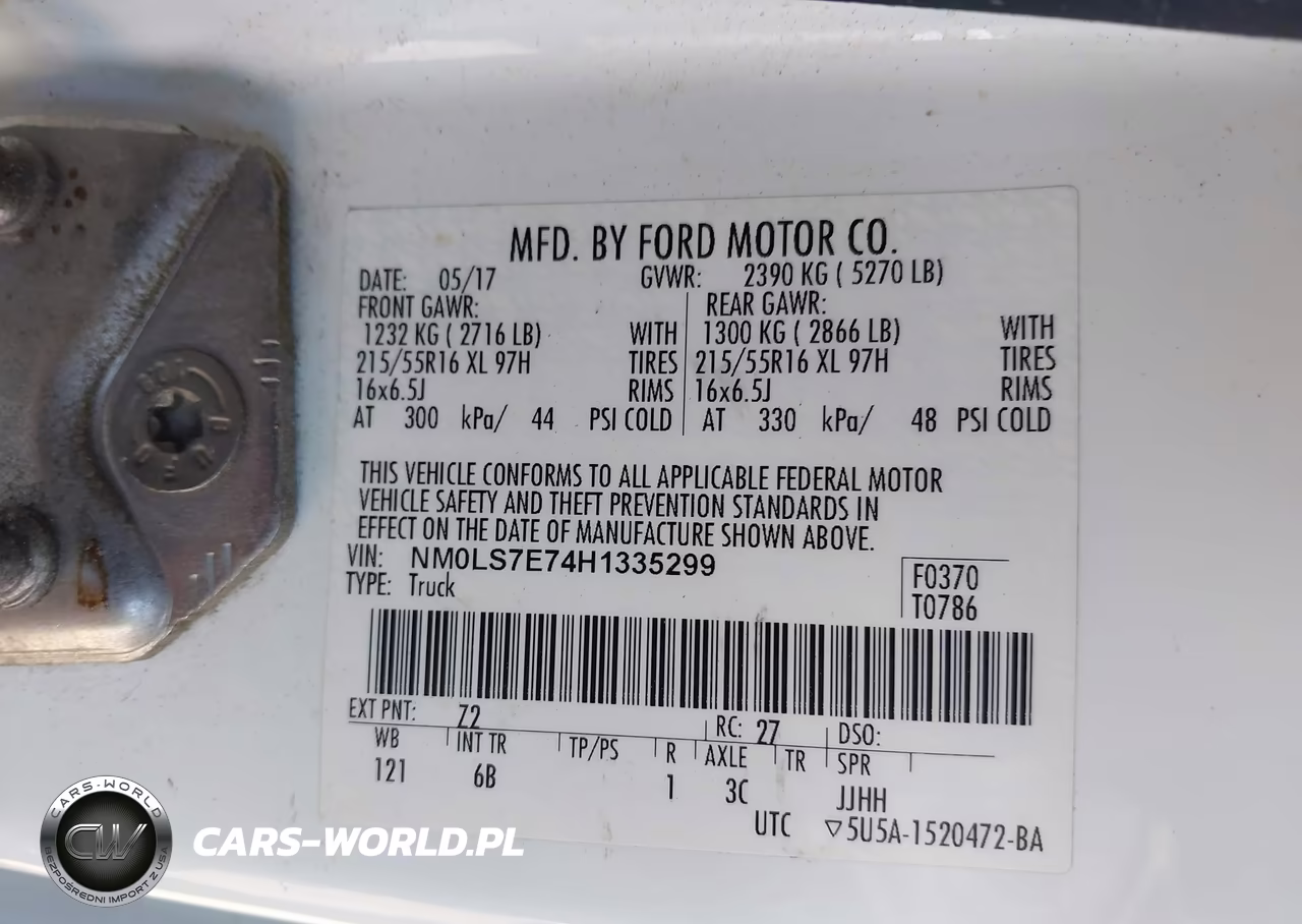 2017 Ford Transit Connect Xl VIN:NM0LS7E74H1335299 - 9