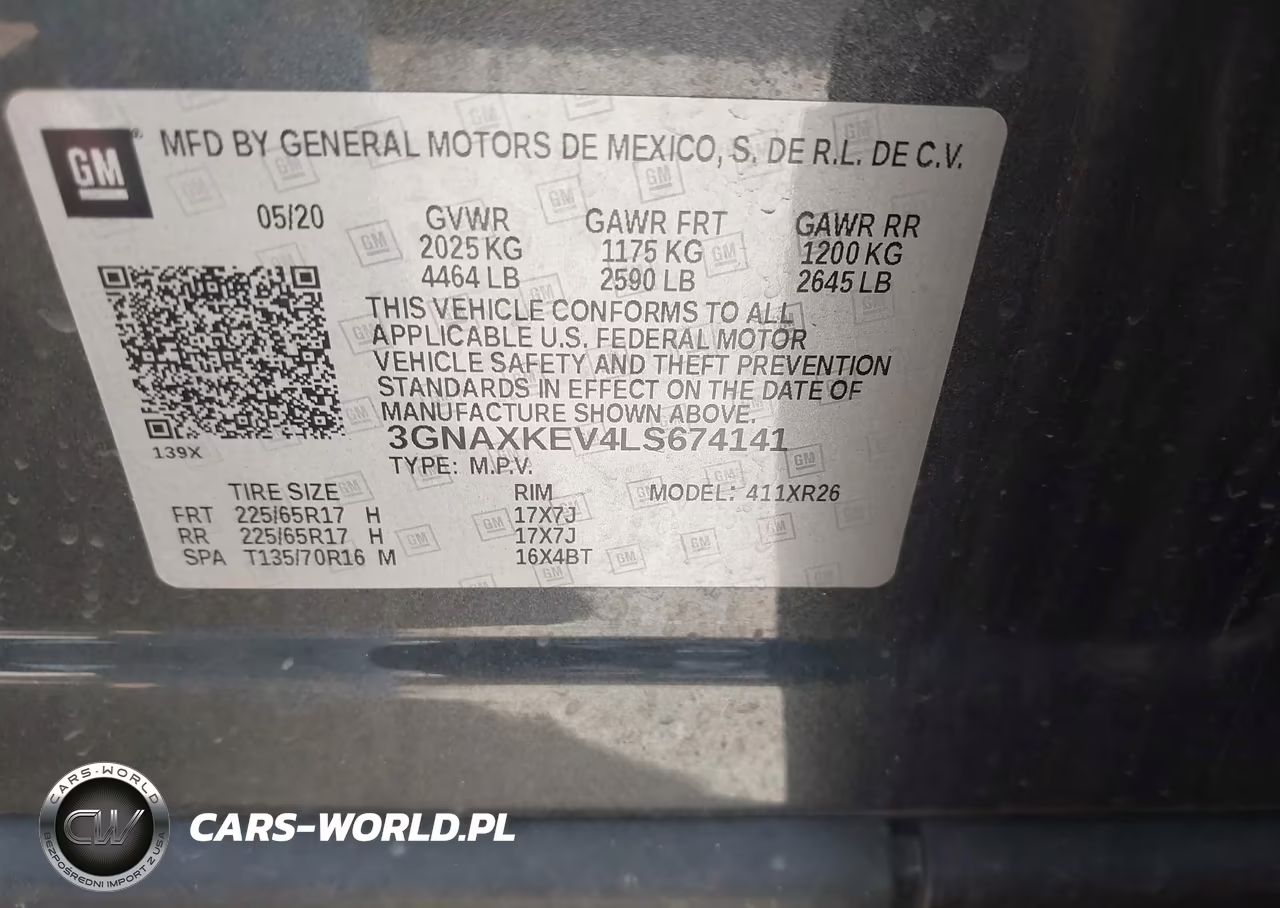 2020 Chevrolet Equinox Fwd Lt 1.5L Turbo VIN:3GNAXKEV4LS674141 - 9