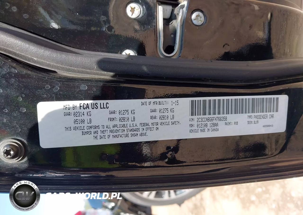 2015 Chrysler 300 300S VIN:2C3CCABG6FH766358 - 9