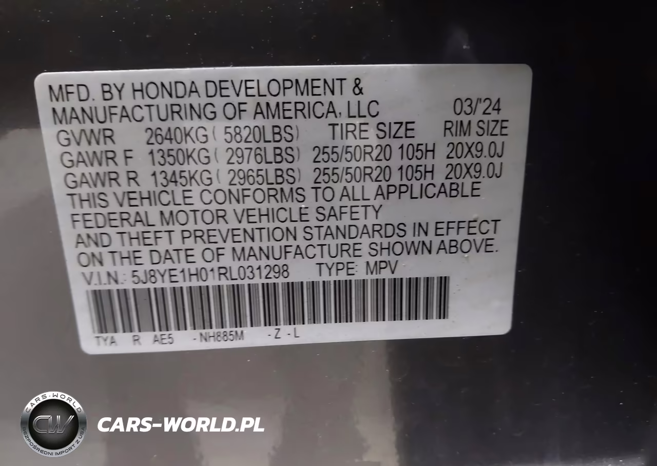2024 Acura Mdx A-Spec VIN:5J8YE1H01RL031298 - 9