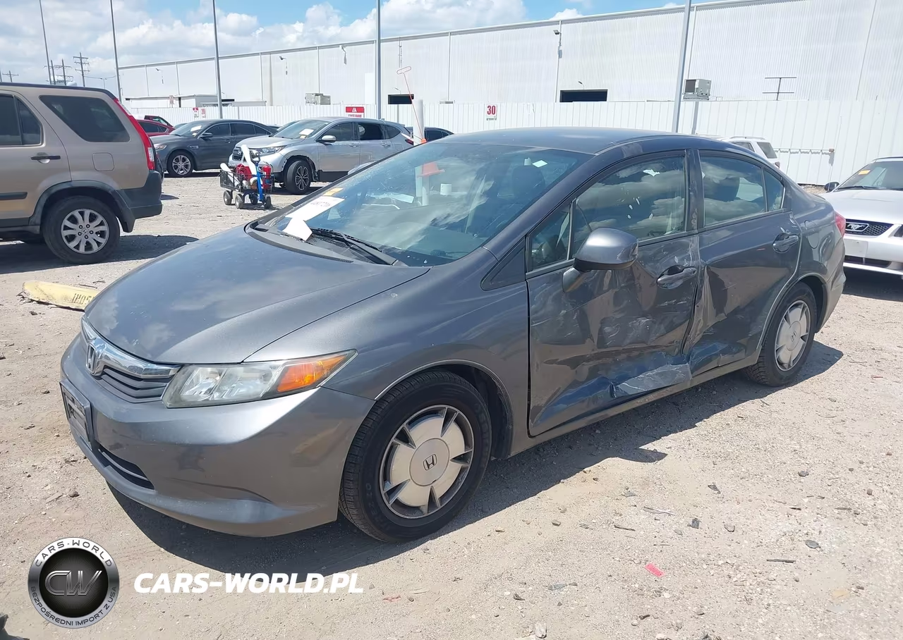2012 Honda Civic Hf VIN:2HGFB2F65CH531501 - 2