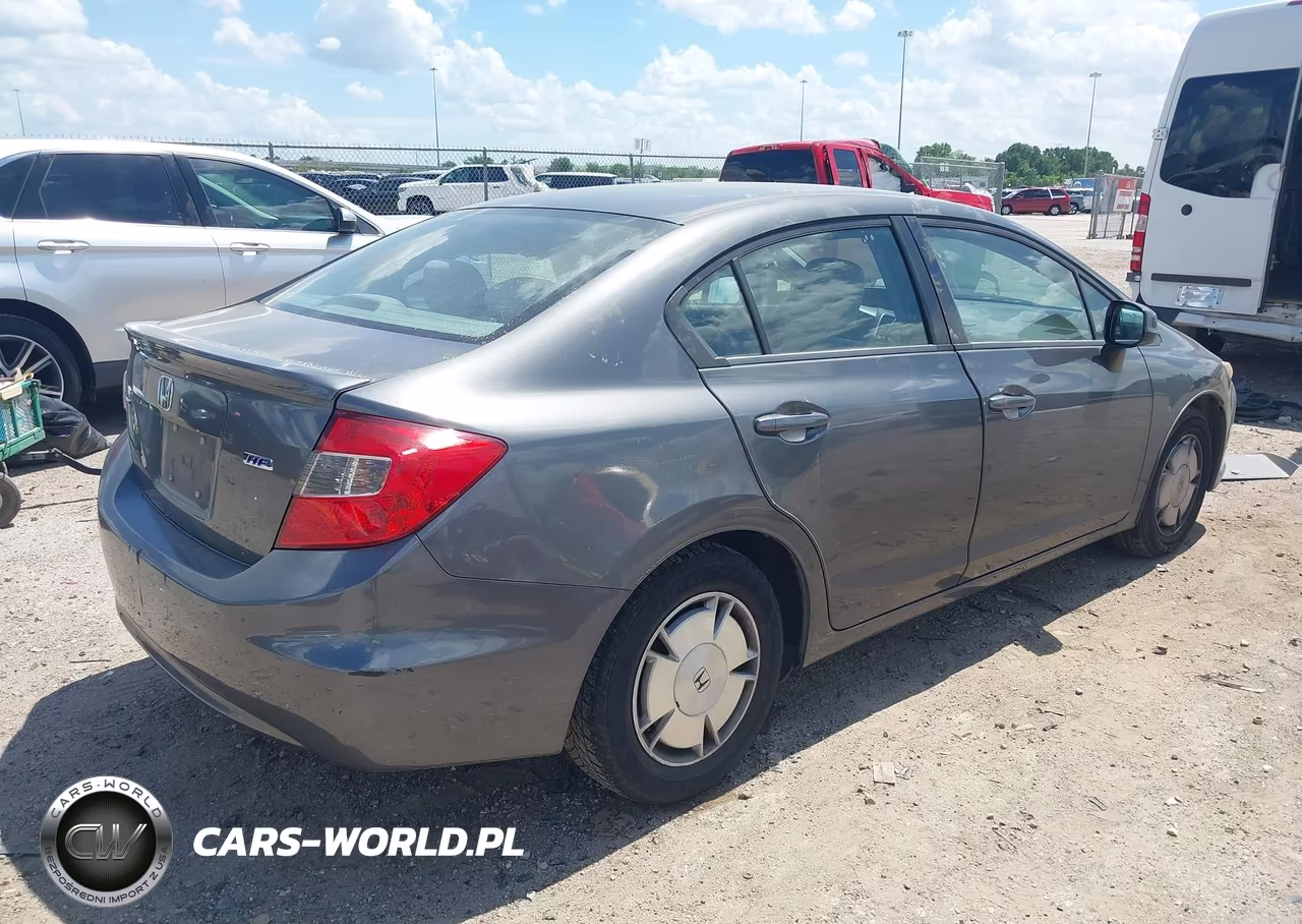 2012 Honda Civic Hf VIN:2HGFB2F65CH531501 - 4