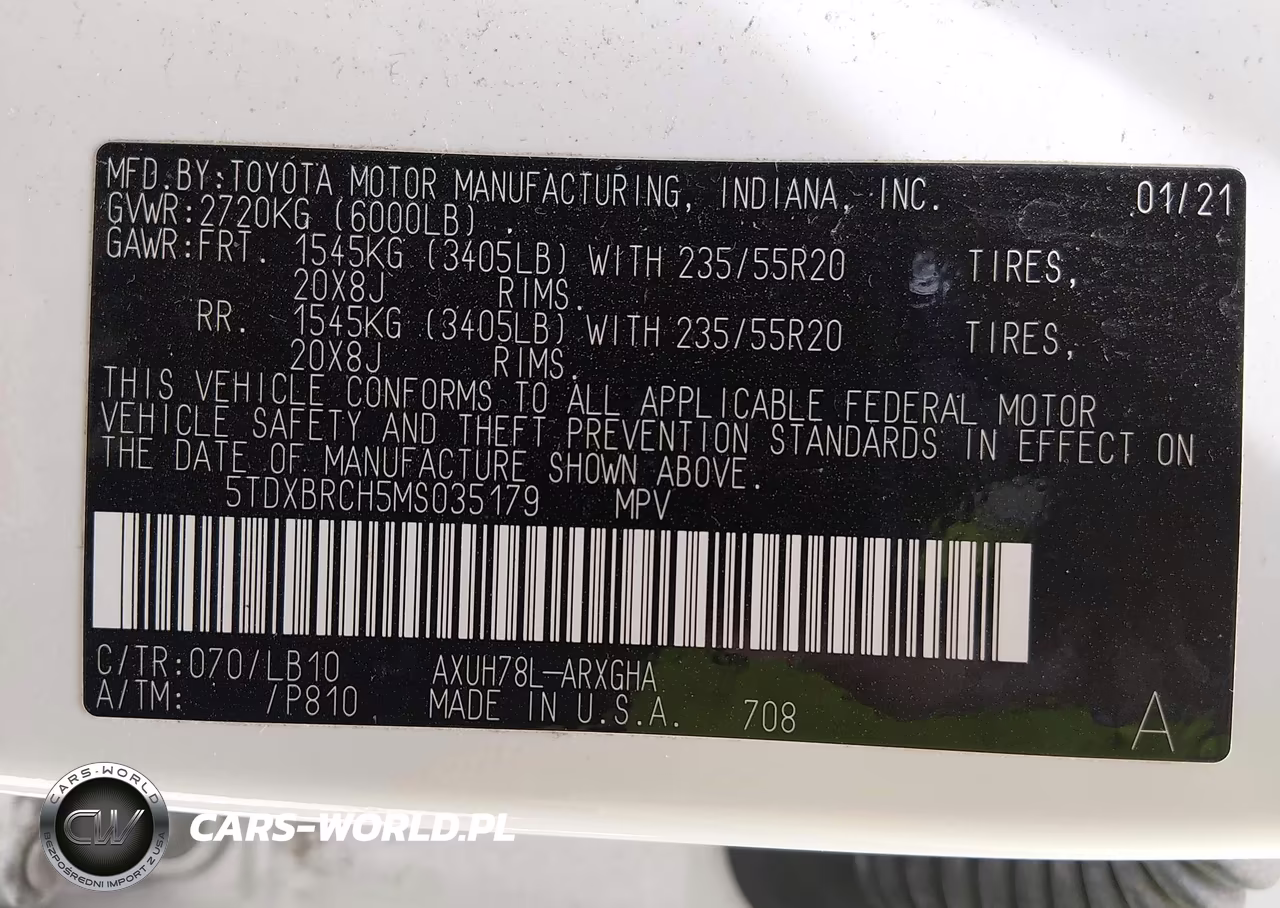 2021 Toyota Highlander Hybrid Limited VIN:5TDXBRCH5MS035179 - 9