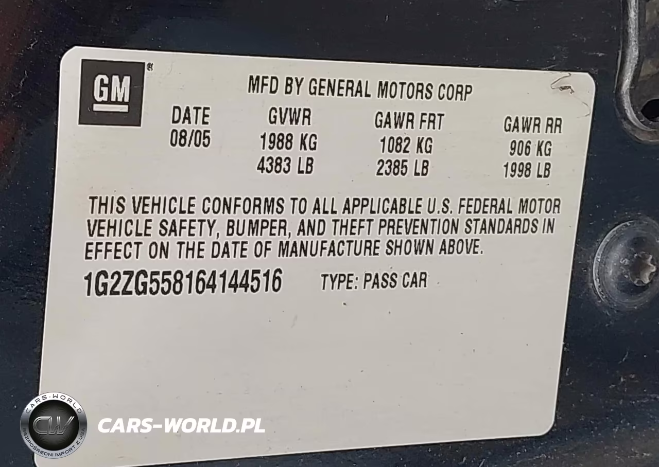 2006 Pontiac G6 VIN:1G2ZG558164144516 - 9