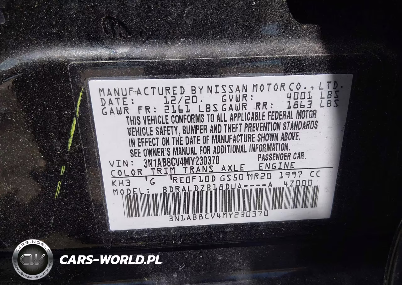 2021 Nissan Sentra Sv Xtronic Cvt VIN:3N1AB8CV4MY230370 - 9
