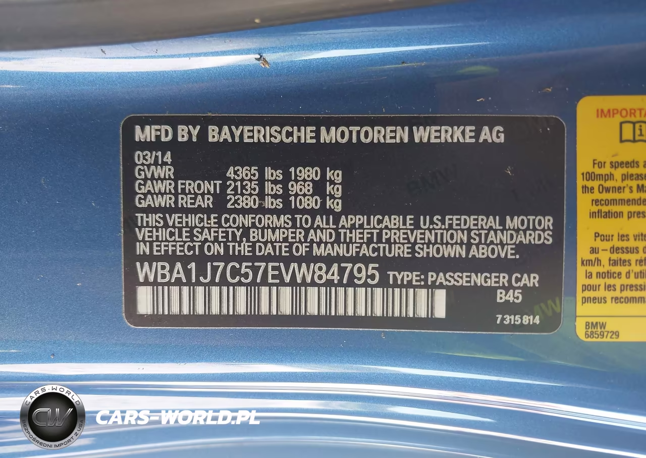 2014 BMW M235 VIN:WBA1J7C57EVW84795 - 9