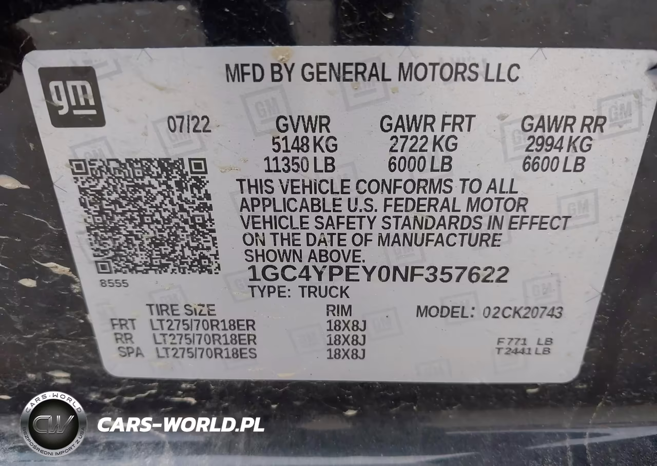 2022 Chevrolet Silverado 2500Hd 4Wd Standard Bed Ltz VIN:1GC4YPEY0NF357622 - 8