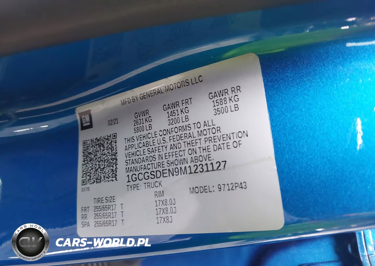 2021 Chevrolet Colorado 2Wd Short Box Z71 VIN:1GCGSDEN9M1231127 - 9