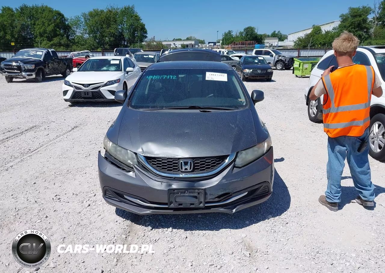 2013 Honda Civic Lx VIN:19XFB2F54DE043823 - 13