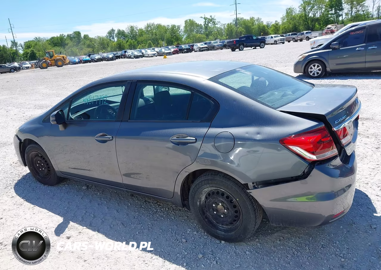 2013 Honda Civic Lx VIN:19XFB2F54DE043823 - 15