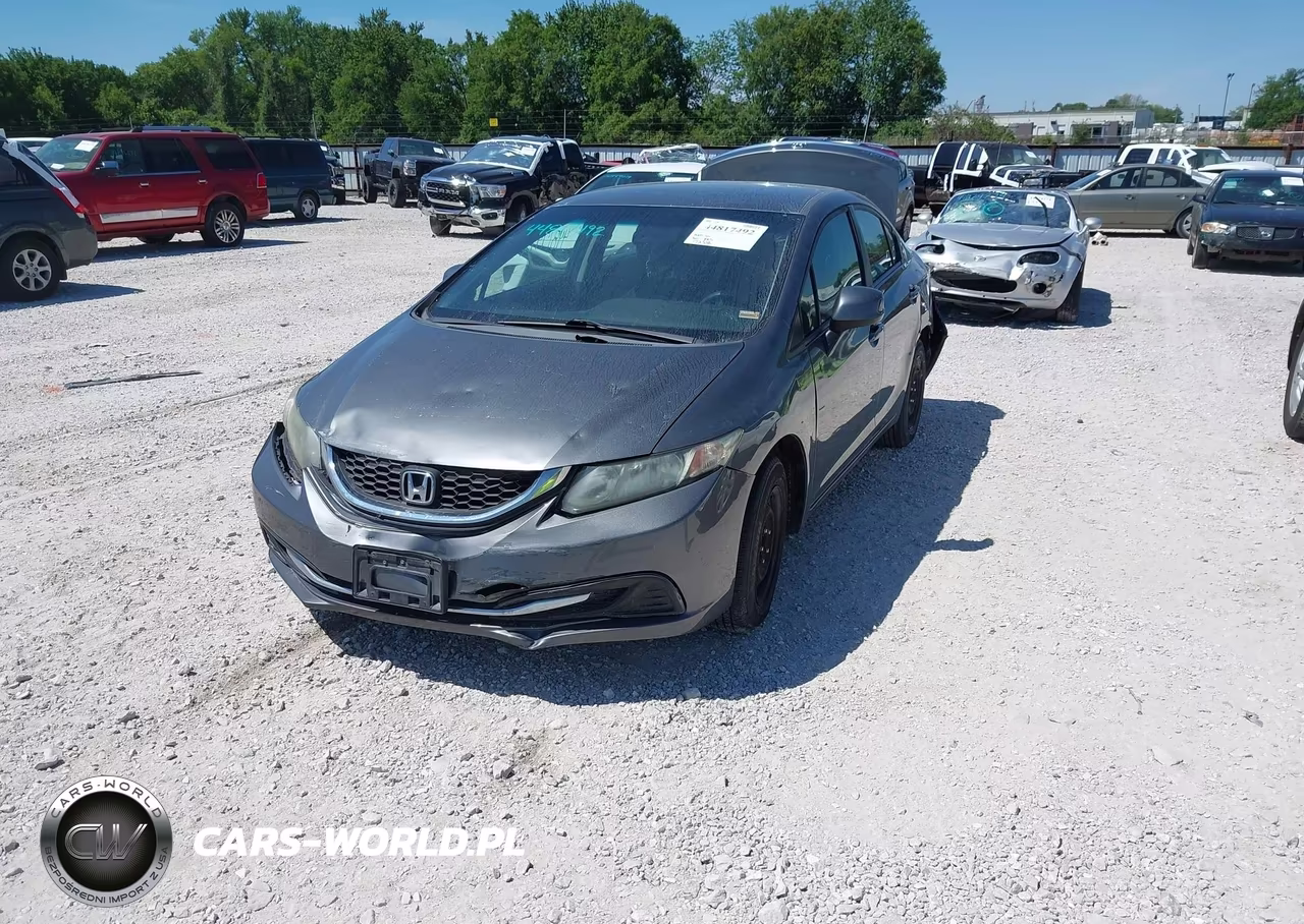 2013 Honda Civic Lx VIN:19XFB2F54DE043823 - 2