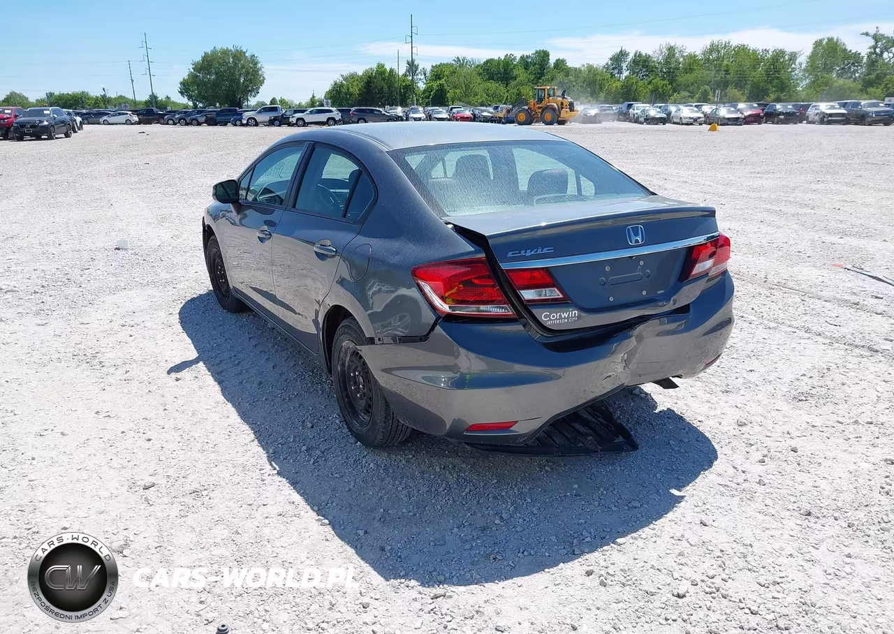 2013 Honda Civic Lx VIN:19XFB2F54DE043823 - 3