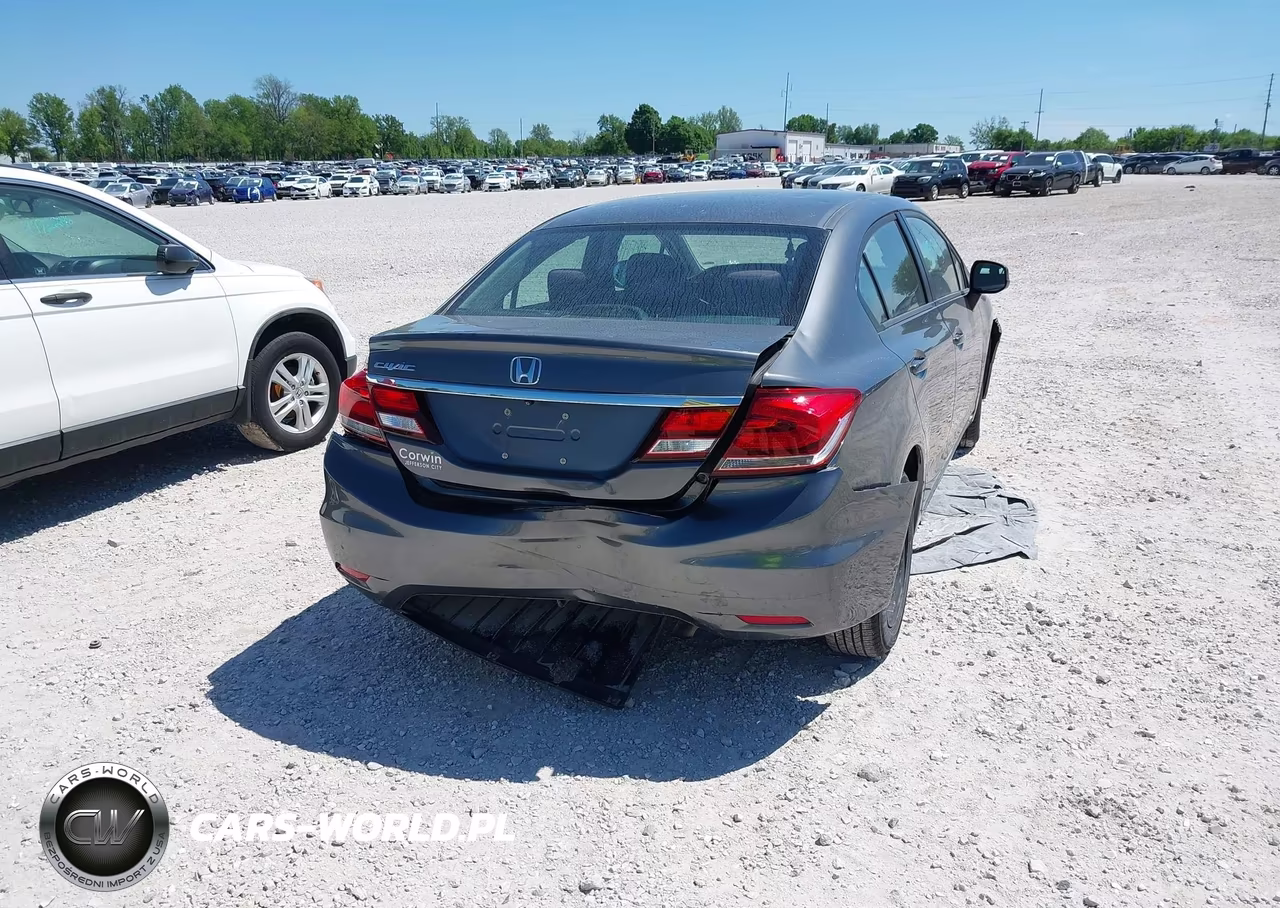 2013 Honda Civic Lx VIN:19XFB2F54DE043823 - 4