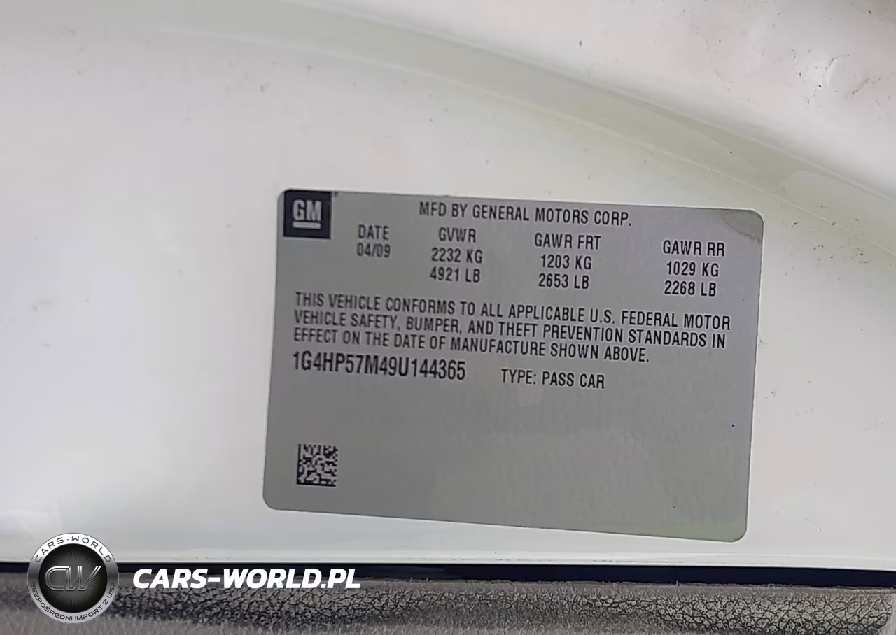 2009 Buick Lucerne Cx VIN:1G4HP57M49U144365 - 9