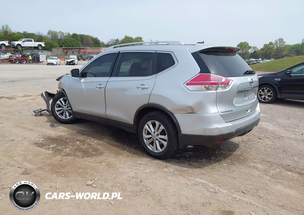 2015 Nissan Rogue Sv VIN:KNMAT2MV0FP557990 - 3