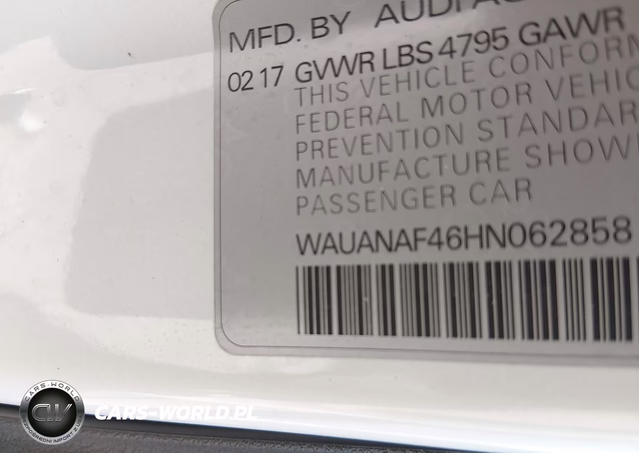 2017 Audi A4 2.0T Premium VIN:WAUANAF46HN062858 - 9