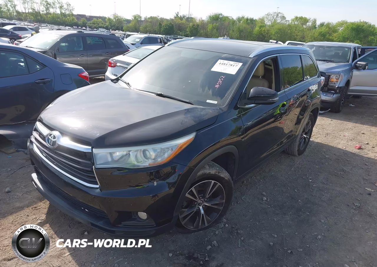 2016 Toyota Highlander Xle V6 VIN:5TDKKRFH3GS155752 - 2