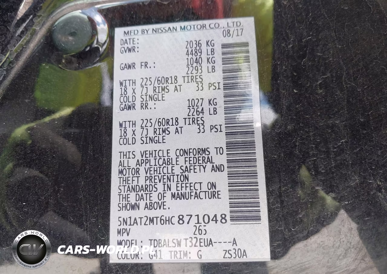 2017 Nissan Rogue Sl VIN:5N1AT2MT6HC871048 - 9