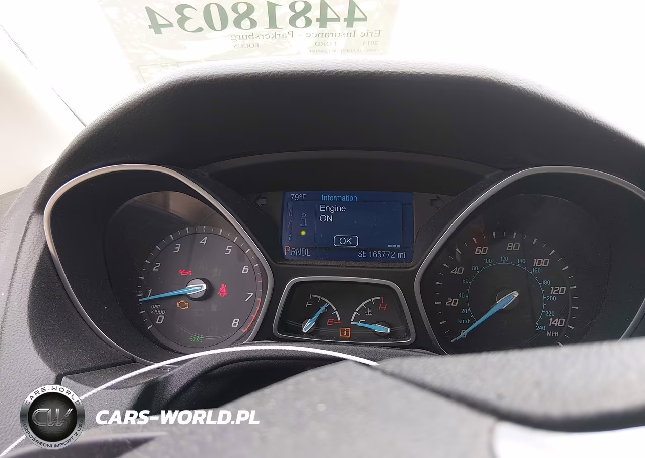 2014 Ford Focus Se VIN:1FADP3F24EL244494 - 7
