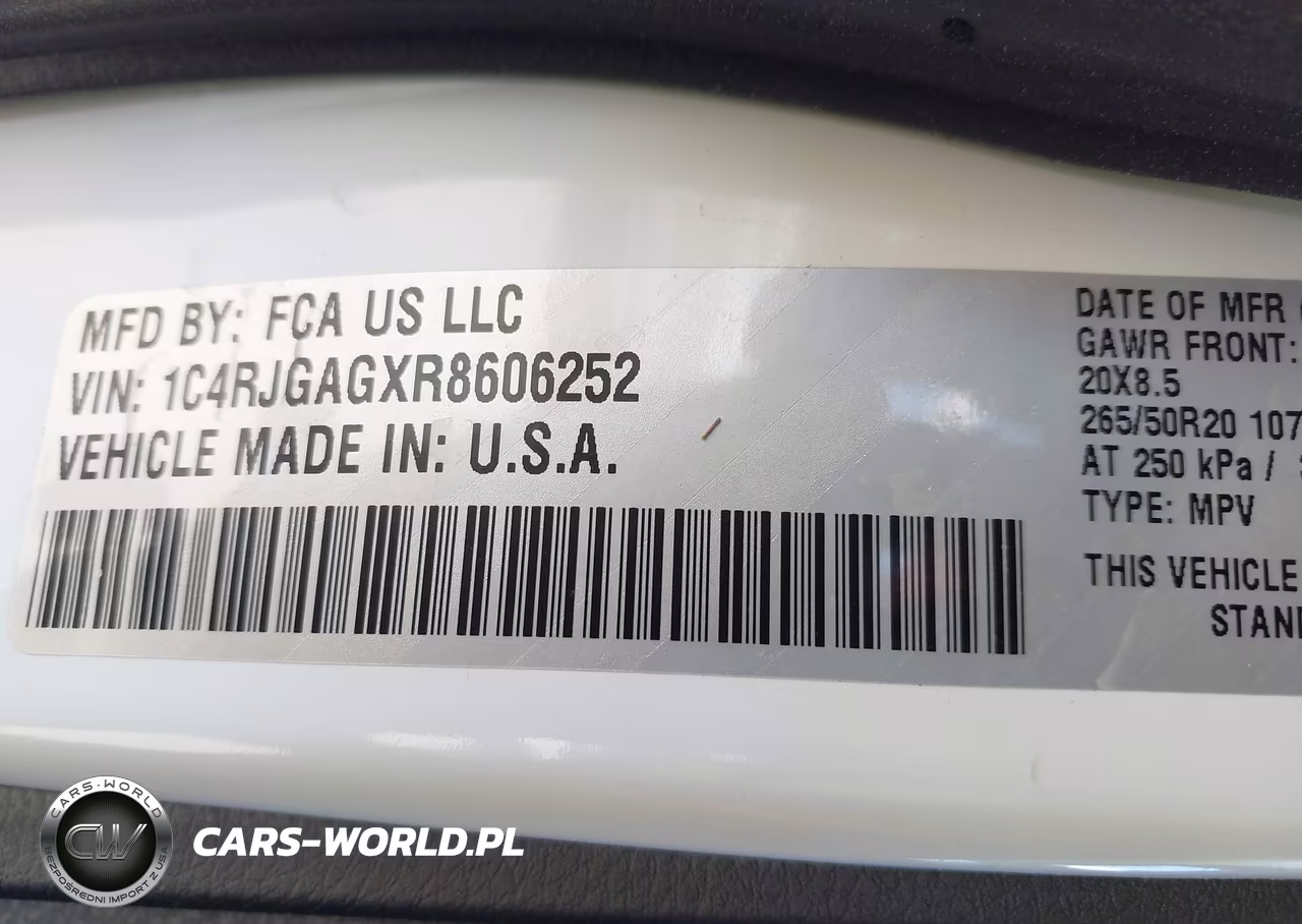 2024 Jeep Grand Cherokee Altitude X 4X2 VIN:1C4RJGAGXR8606252 - 9