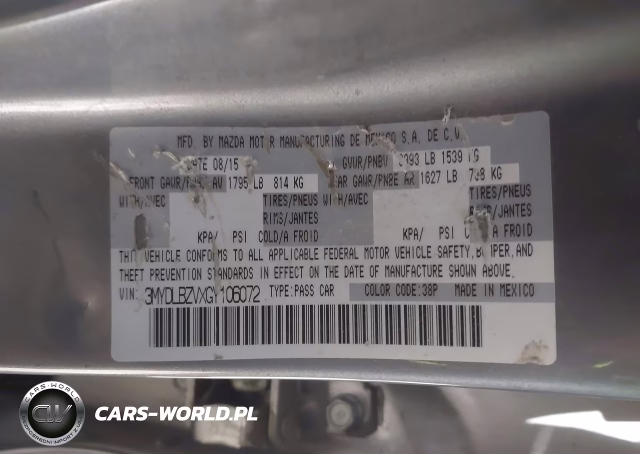 2016 Scion Ia VIN:3MYDLBZVXGY106072 - 9