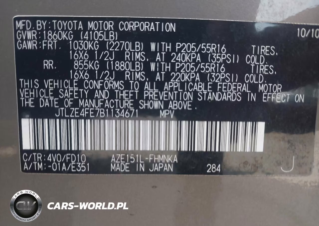 2011 Scion Xb VIN:JTLZE4FE7B1134671 - 9