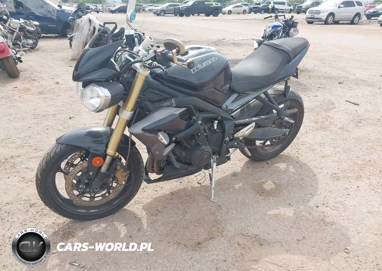 2013 Triumph Motorcycle Street Triple VIN:SMTL02NE9DT601913 - 2