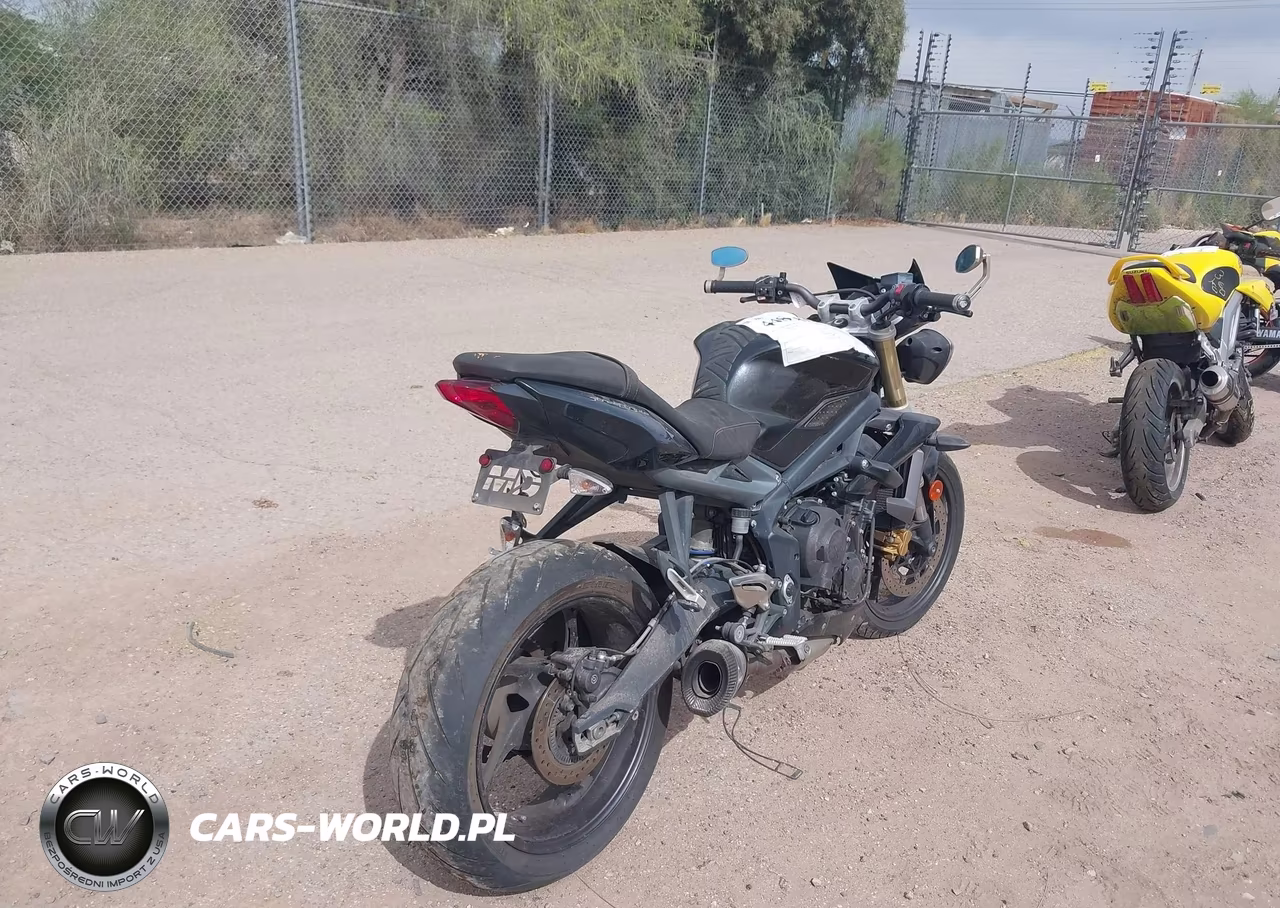 2013 Triumph Motorcycle Street Triple VIN:SMTL02NE9DT601913 - 4