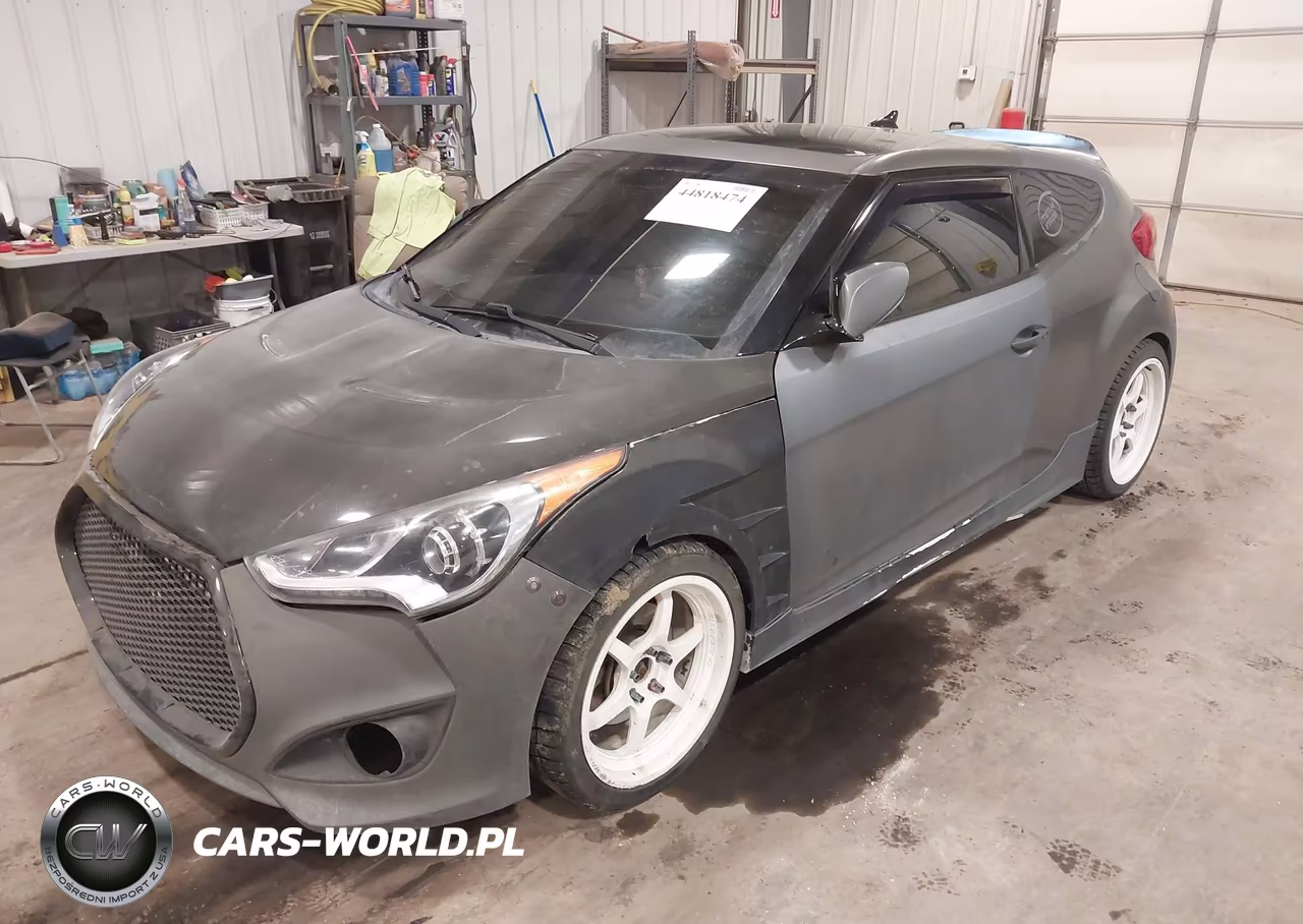 2016 Hyundai Veloster Turbo VIN:KMHTC6AE1GU268703 - 2