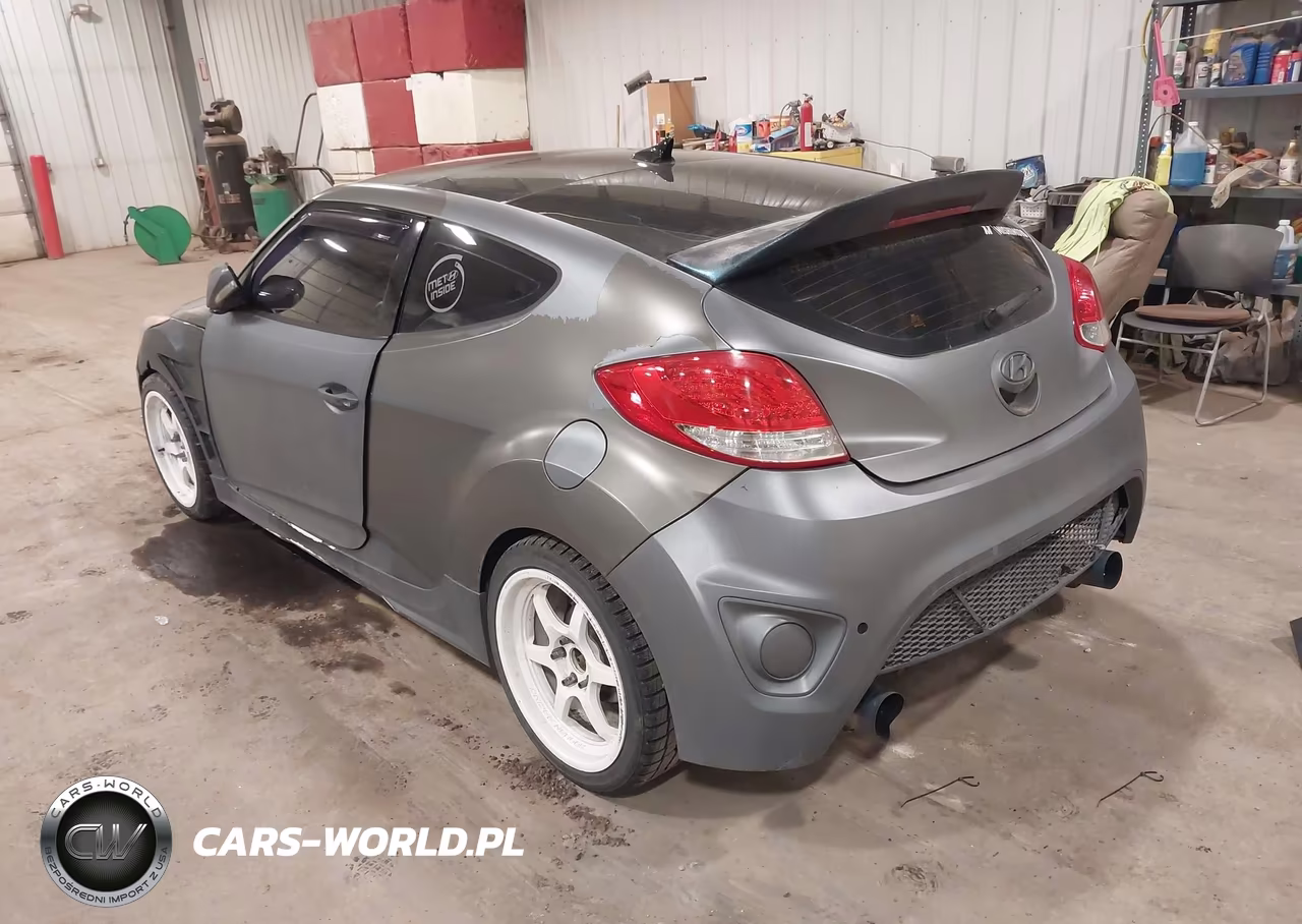 2016 Hyundai Veloster Turbo VIN:KMHTC6AE1GU268703 - 3