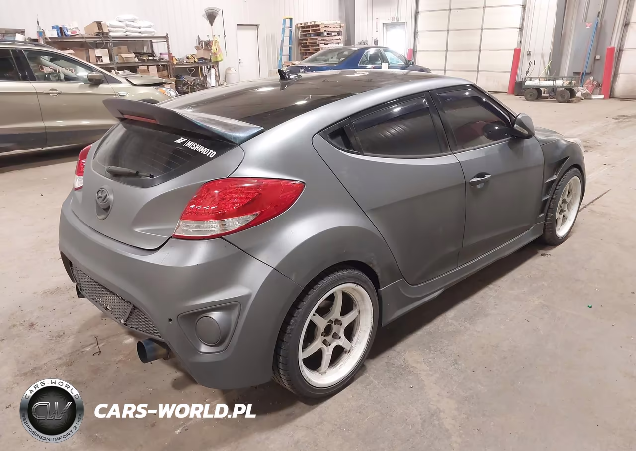 2016 Hyundai Veloster Turbo VIN:KMHTC6AE1GU268703 - 4